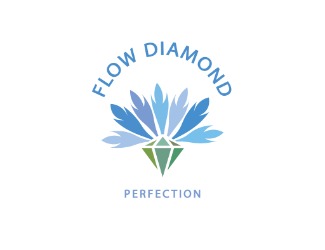 Projekt logo dla firmy Logo Kwiat Diament | Projektowanie logo